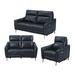 CDecor Home Furnishings Boyd 3-Piece Power Reclining Living Room Set Faux Leather | 40.5 H x 78.5 W x 38.5 D in | Wayfair Living Room Sets