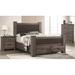 Loon Peak® Dedrea Upholstered Storage Bed 3 Piece Bedroom Set Metal in Brown | 56 H in | Wayfair ABF335FDC8D14B93A32B0D361A8B8F02