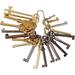 UNIQANTIQ HARDWARE SUPPLY Skeleton Key Set Reproduction for Antique Furniture Locks ( 20 Keys ) | 3.1875 H x 1.5 W x 0.2 D in | Wayfair KY-20S