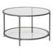 Latitude Run® Lisabelle Coffee Table Metal in Gray | 17.25 H x 28 W x 28 D in | Wayfair D7B28B75D52D46FFB3E9EC50F53056B6