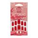 Elegant Touch False Nails Acrylic Poppy Pomegranate