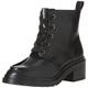 Amazon Essentials Damen Moc-Toe-Stiefel, Schwarz, 39.5 EU Weit