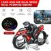 OUSITAI RC Cars RC Car Racing 2-in-1 Land/Air Mode One Key Switch Flying 360Â° Spinning LED Lights Motorcycle 2.4G RC Drone Quad copter Fly Gift for Children Boys and Girls. Starters Or Newbies