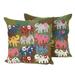 Novica Handmade Multicolor Trunks Cotton Cushion Covers (Pair)