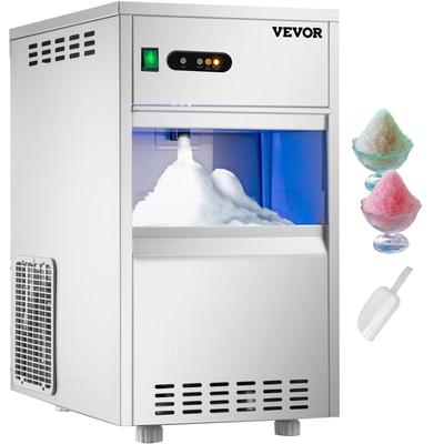 VEVOR 55lbs Countertop Stainless Steel Snow Flake Ice Maker Machine Freestand Crusher