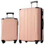 2 Piece Suitcase Set Expandable Luggage Sets with TSA Lock and Spinner Wheels,Size S and L