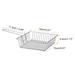 Mini Square Fry Basket Reusable Holder Fry Chip Basket 5.91Inch Stainless Steel - Silver - 5.91 Inch