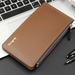 Men Wallet Credit Card Holder Leather ID Card Case Bank Wallet Large Capacity Bifold Clutch Phone Bag Hasp Cowskin Card Purse