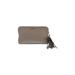 Sam & Libby Clutch: Pebbled Gray Print Bags