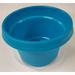 Case of 5 Austin Planter & Saucer 7 inch Sea Blue Plastic Flower Pot seedlings Planter Nursery Planter Colorful Flower Planter Seed Starting Pot with Saucers (sea Blue)