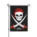 XMXY Pirate Garden Flags Double Sided Farmhouse Holiday Yard Outdoor Sign Decor Flag 12.5 x18 inch