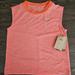 Nike Shirts & Tops | Nike Girl Sportwear Tank Top Size M | Color: Orange/Pink | Size: Mg