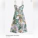 J. Crew Dresses | Nwt J Crew Printed Poplin Cami Dress Medium | Color: Green/Pink | Size: M