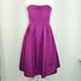 J. Crew Dresses | J Crew Size 8 Purple Strapless Cotton Dress | Color: Purple | Size: 8