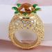 Kate Spade Jewelry | Kate Spade Fruity Ring Size 8 | Color: Gold/Yellow | Size: Os