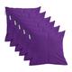 Gardenista Premium Large Garden Scatter Cushion | Water Resistant Cushions | Hollowfibre Filled Outdoor Seating Furniture Pillow | Great for Patio Rattan Chairs | Comfy and Lightweight (Purple, 6)