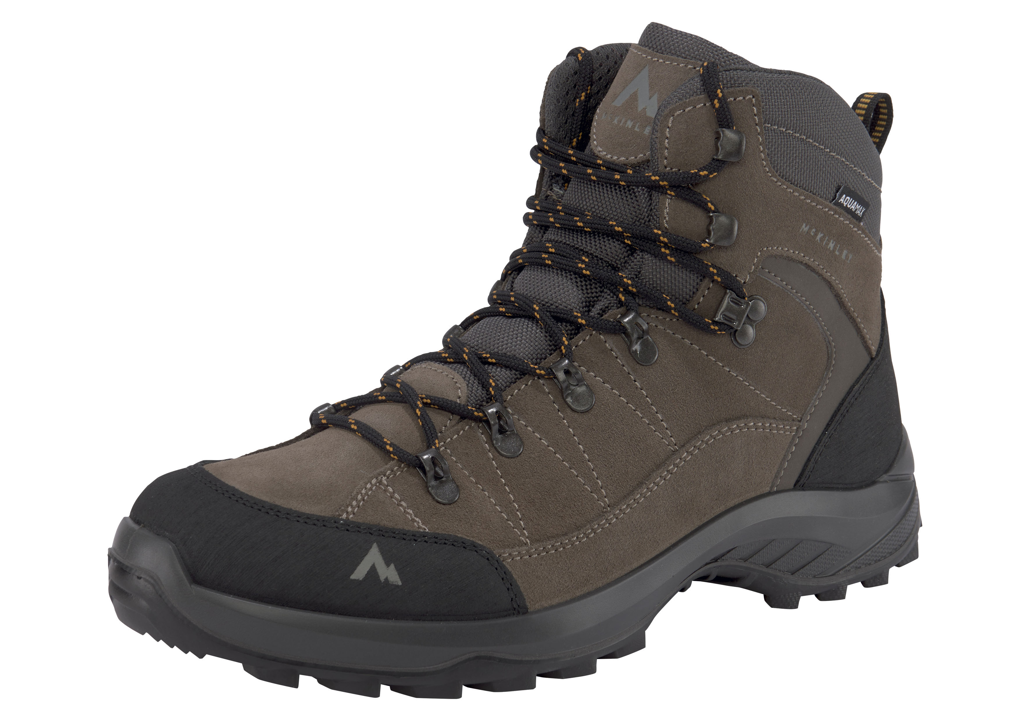 Wanderschuh MCKINLEY "Alpspitz AQX", Herren, Gr. 46, braun, Leder, Schuhe Wanderschuh
