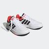 Sneaker ADIDAS SPORTSWEAR "HOOPS", Gr. 33, bunt (cloud weiß, core schwarz, bright rot), Synthetik, Textil, sportlich, Schuhe