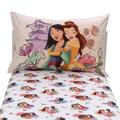 Disney Princesses Courage & Kindness 2 Piece Fitted Crib Sheets Polyester in Indigo/White | 52 H x 28 W x 8 D in | Wayfair 7791396P
