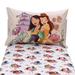 Disney Princesses Courage & Kindness 2 Piece Fitted Crib Sheets Polyester in Indigo/White | 52 H x 28 W x 8 D in | Wayfair 7791396P