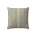 Elaine Beige/Sage Pillow Cotton Blend/Jute in Brown/Green/White Magnolia Home by Joanna Gaines x Loloi | 18 H x 18 W x 0.5 D in | Wayfair