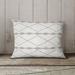 Foundry Select Lumbar Rectangular Indoor/Outdoor Pillow Cover & Insert Polyester/Polyfill blend in Gray | 14 H x 20 W x 4 D in | Wayfair