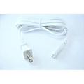 [UL Listed] OMNIHIL White 5 Feet Long AC Power Cord Compatible with JBL Bar 2.1 Deep Bass SOUNDBAR