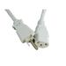 [UL Listed] OMNIHIL White 30 Feet Long AC Power Cord Compatible with Dri-Eaz LGR 2800i Dehumidifier
