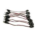 10 Pieces (10X) 2.1 x 5.5mm Male DC Power Plug to 9V Battery Clip Adapter Cable