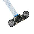 Raspberry Pi 4 Camera Module Night Vision with 3.6mm Adjustable Focal Length 2pcs IR Sensor LED Light Also for Raspberry Pi 3 Model B+ and Model B