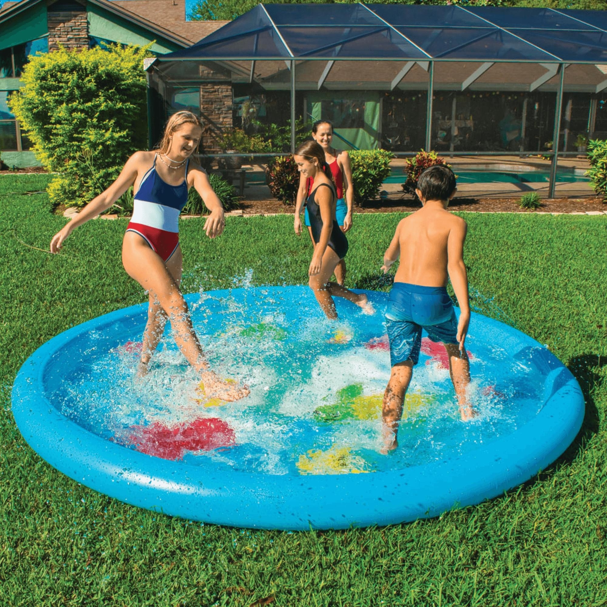 WOW Sports Under the Sea 10 Ft Splash Pad Inflatable Pool