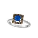 Le Vian 5/8 Ct. T.w. Blueberry Sapphire™, 1/6 Ct. T.w. Chocolate Diamonds, 1/10 Ct. T.w. Vanilla Diamonds Ring In 14K Vanilla Gold, 7