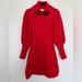 Gucci Dresses | Gucci Fine Wool Knit Mini Dress In Red | Color: Red | Size: S