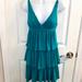 J. Crew Dresses | J. Crew Nwt Green Tiered Ruffled Dress Size Small | Color: Green | Size: S
