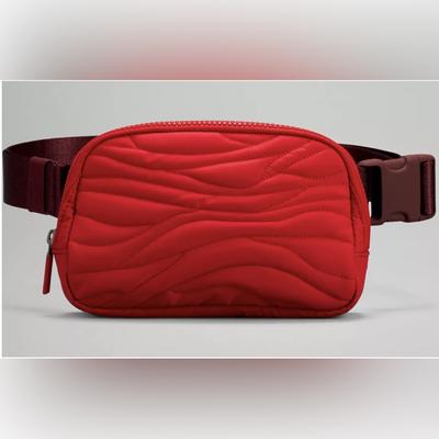 Lululemon Athletica Bags | Lululemon Team Canada Olympic Quilted Everywhere Belt Bag In Crimson/Red Merlot | Color: Red | Size: Os