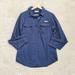 Columbia Tops | Last Chance Columbia Pfg Super Bonehead Fishing Shirt | Color: Blue | Size: M