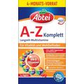 Abtei A-Z Komplett Langzeit-Multivitamine - Depot-Technologie mit 24 Vitaminen und Mineralstoffen - laborgeprüft - hochdosiert - vegetarisch - 120 Depot-Tabletten