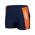 arena Jungen B Thrice Jr Short Swim Trunks, Navy-Mango-White, 116 EU