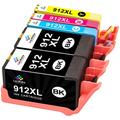 LeciRoba 912xl for hp 912 ink cartridges multipack and hp 912xl ink cartridges multipack and hp 917xl, Use with HP OfficeJet 8012 8014 8015 8017 and HP OfficeJet Pro 8025 8024 8023 8022 AIO (5-Pack)