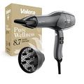 Valera, Swiss Ioncare 8.7, Professional and Silent Hairdryer with Diffuser for Curly Hair, Ionic Hairdryer with 3 Temperature Settings, Cold Air Function, Anti-Twisting Cable, 2400 W, Grey