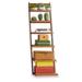 Millwood Pines Provincetown Ladder Bookcase Wood in Brown | 65 H x 17 W x 18 D in | Wayfair 039C48A149804491AB19C9EDD2579364