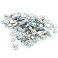 200pcs Teardrop Shaped Flatback Resin Sewing Rhinestone Crystal Clear Acrylic Rhinestones with Double Holes Sew On or Stick On Crafts Decoration[AB color]