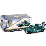 1967 Chevrolet C-30 Dually Wrecker Tow Truck Green NYPD (New York City Police Department) 1/18 Diecast Car Model by Greenlight