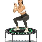Darchen 450 lbs Mini Trampoline for Adults Indoor Small Rebounder Exercise Trampoline for Workout Fitness for Quiet and Safely Cushioned Bounce 40 Inch