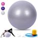 75cm Yoga Ball Exercise Ball for Fitness Stability Balance & Birthing Anti-Burst Professional Quality Design Balance Ball Pilates Core&Workout Ball with Quick Pump - Home Gym Office Chair F110987