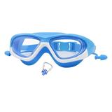 SDJMa Kids Swim Goggles UV Protection And Anti Fog Spray Kids Goggles for Swimming With Nose Clip Conjoined Earplugs and Easy To Adjust