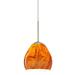 Besa Lighting - Bolla-One Light Cord Pendant with Flat Canopy-5.88 Inches Wide