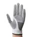 Men Golf Glove- Left Hand Golf Glove for Men -Soft Premium Suede Fabric Gloves-Fit Size XS S M L XL- White Honey Combo Design Gloves-All Weather Grip Black Honey Comb Medium F82488