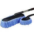 XMMSWDLA Mop for Household Cleaning Multi-Functional Car Wash Mop Retractable Fiber Wax Mop Car Wax Brush Cleaning Tool Mops for Floor Cleaning 2pc