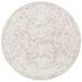 SAFAVIEH Abstract Jaden Oriental Area Rug Ivory/Brown 6 x 6 Round